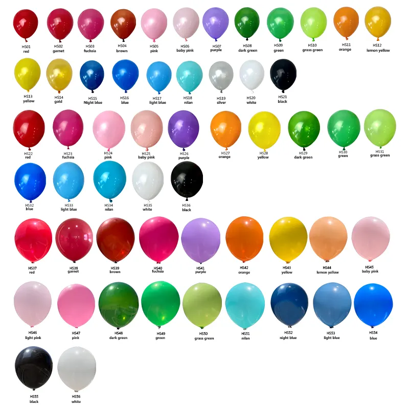 Wholesale balloon party Decoration globos al por mayor Printed 5 10 12 18 inch Latex Balloons for valentine birthday balloons