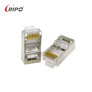 Connecteur RJ45 intégré CAT5E FTP Long Body 1Gbps blindé contrôle industriel borniers semi-fermés résistants aux EMI - Product Image 2