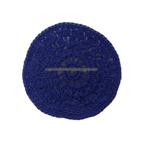 Top Trending Hand <b>Knitted</b> Crochet Table Coasters in the Shape of Round for Coffee Tea Drink <b>Mug</b> - Product Image 1