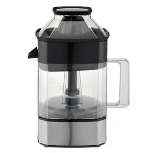 Tudo em 1 quadrado 120W 1L frutas laranja espremedor suco extrator transparente mão imprensa automática citrus juicer