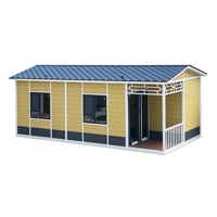 Solárium Modular Prefabricado Moderno, Colores Personalizables para Techos y Paredes Exteriores, Puertas Corredizas y Ventanas, para Residencias y Hoteles