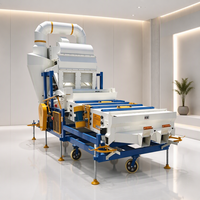 Machine de nettoyage de graines combinée haute efficacité pour l'élimination de la poussière, de la paille, des impuretés légères et des coquilles vides moisies - Équipement agricole