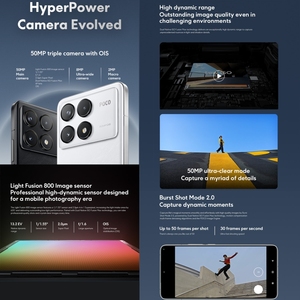 Celular POCO F6 <span class=keywords><strong>Pro</strong></span> 5G Versión global Smartphone 8 Gen <span class=keywords><strong>2</strong></span> Octa Crore 16GB/1TB 120W HyperCharge 120Hz WQHD + AMOLED - Product Image 6