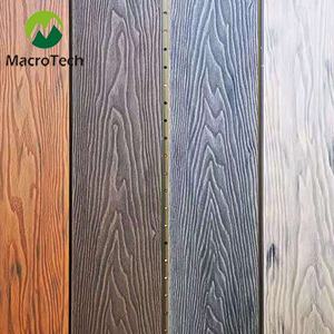 Planche composite en <span class=keywords><strong>bois</strong></span> Macrotech Traditionnelle 140x23MM Ignifuge Revêtement de sol extérieur en WPC Terrasse en WPC - Product Image 4