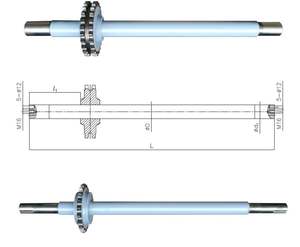 Pasamanos para escaleras mecánicas Acera Ascensor Accesorios Ensamblaje de accionamiento Pasamanos Eje de transmisión - Product Image 2