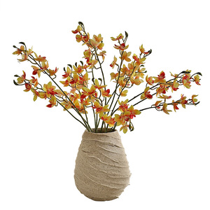 Orquídeas Phalaenopsis Artificiales de Seda, Rama Individual, Alta Simulación, Decoración para el Hogar, Sala de Estar, Mesa de Centro - Product Image 5