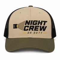 Paquete de Gorras de Malla con Visera Trasera para Turno Nocturno, con Bordado Personalizado, para Tiendas de Ropa de Trabajo y Vendedores de Eventos