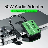 Adaptateur IParts 30W GS1 2-en-1 : Chargeur Lightning vers prise casque 3,5 mm et écouteurs, adaptateur de charge rapide PD pour téléphones