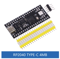 Placa base RP2040 tipo C compatible con Raspberry Pi Pico RP2 Dual Core M0+ 4/16MB Flash MCU compatible con MicroPython para proyectos DIY