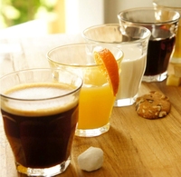 Westgreen Vente en gros Certification UE Tasse en verre 90ml 130ml 160ml 200ml 250ml Espresso Café Latte Tasse à eau Tasse à lait Tasse à bière