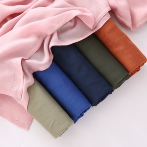 2025年夏秋新作無地イスラム教徒女性ショール赤ちゃん縫い目シングルステッチビスコースヒジャーブ竹モーダルヒジャーブスカーフショール - Product Image 6