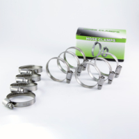 YDS OEM Collier de serrage cylindrique en spirale réglable 30-45 mm pour bande de 9 mm, en acier inoxydable 304, type gaufré, modèle métrique