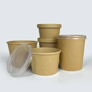 Factory price biodegradable 8oz 12oz 16oz 26oz and 32oz personal logo soup cup/ soup tube/ soup container