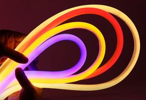 Ruban LED néon flexible adressable RGB IP65 pour éclairage extérieur d'entrepôts et de paysages, conforme FCC, dimmable, garantie 3 ans - Product Image 4