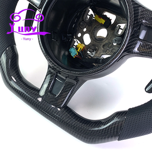 พวงมาลัยคาร์บอนไฟเบอร์สำหรับ Porsche 911 <span class=keywords><strong>997.2</strong></span> 987 Boxster Cayman S Gt Turbo Racing Design - Product Image 3