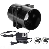 Kit de ventilateur d'extraction à énergie solaire 15W avec batterie au lithium 10000mAh pour poulaillers serres greniers et hangars 2600 tr/min cordon de 10 pieds