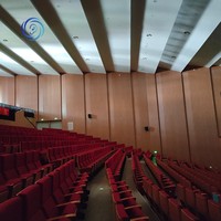 Panneau acoustique en bois de qualité supérieure, panneau perforé en MDF pour l'absorption du son, pour les salles de classe et les murs d'hôtels, décoration intérieure de luxe