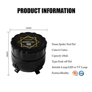 Gel Elastico per Disegni a Ragnatela Mocmaki Multicolore per Nail Art Geometrica Professionale - Product Image 6