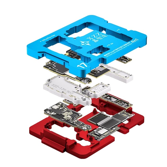 XZZ ISocket Motherboard Test Fixture for iPhone 17 Pro Max 17AIR Logic Board IC Chips Function Middle Frame Tester Tools Kit