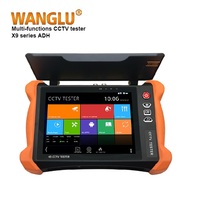 Nouveau testeur CCTV de découverte IP rapide WANGLU X9 ADH à écran tactile Retina de 8 pouces et test de tension PoE test de câble UTP