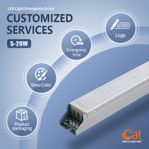 Driver LED d'urgence haute qualité 5-20W pleine puissance avec batterie Li-ion et boîtier métallique pour panneaux et tubes lumineux - Product Image 3
