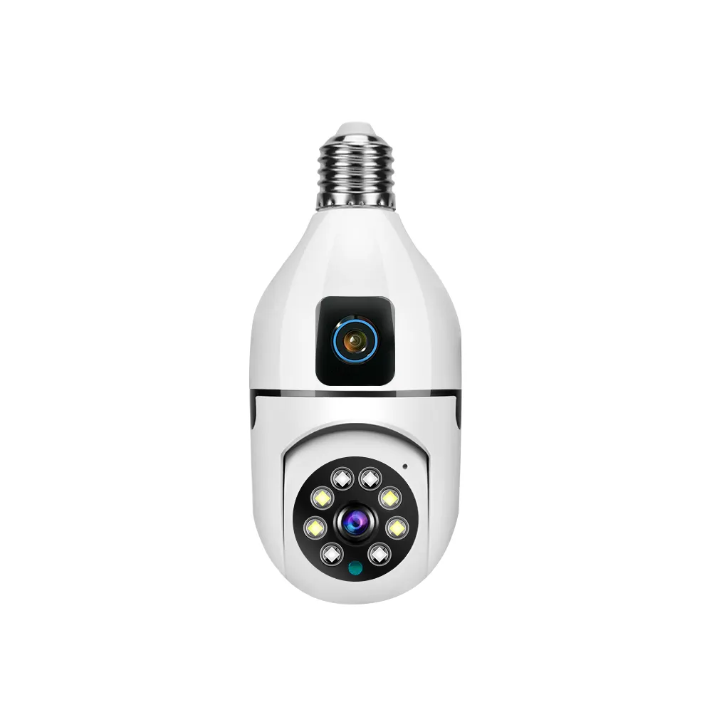 V380pro Mini-Glockenwerfer Licht Infrarot Nachtsicht doppellinse intelligente innenraum-CCTV drahtlose Heimsicherheitskamera Zwei-Wege-Stimme IP