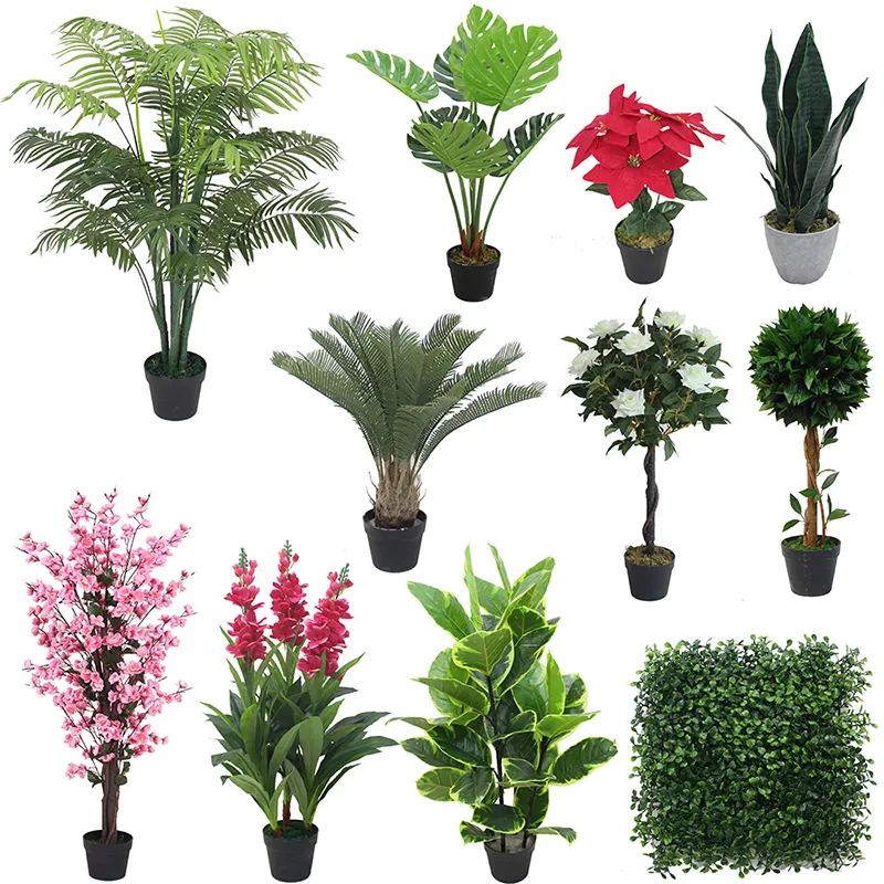 Plantas da grama Artificial de venda quente, novo design grama bonsai para casa decoração plantas artificiais de boa qualidade