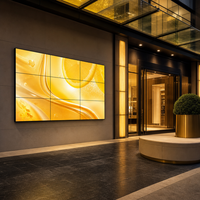 Video Wall LCD Indoor 55 Inch dengan Bezel 1.8mm, Kecerahan 700cd/m, Anti-Glare, Layar Sambung untuk Periklanan di Pusat Perbelanjaan dan Ritel