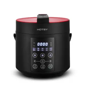 HOTSY 2.0L厨房专业迷你电压力锅，带温度控制ih压力锅铝合金特价