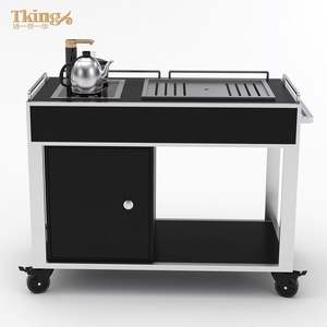 รถเข็นสำหรับจัดเลี้ยงอาหารในโรงแรมสามารถปรับแต่งแผงวัสดุระดับไฮเอนด์ได้ - Product Image 1