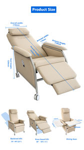 เก้าอี้พักผ่อนสำหรับผู้สูงอายุในโรงพยาบาลหรูหรา สะดวกสบาย เหมาะสำหรับการให้สารบำรุงทางหลอดเลือดดำ - Product Image 3