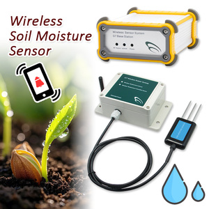 เซ็นเซอร์วัดความชื้นในดินสำหรับการเกษตร ระบบเซ็นเซอร์วัดความชื้นในดินแบบไร้สายสำหรับการทำฟาร์ม ระบบเซ็นเซอร์แบบอะนาล็อกไร้สาย - Product Image 1