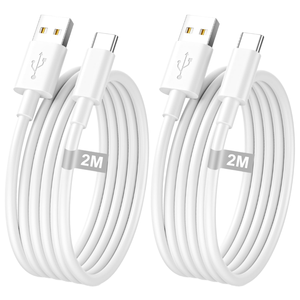 <span class=keywords><strong>Cable</strong></span> <span class=keywords><strong>Cargador</strong></span> CarPlay USB Tipo-C de Carga Rápida con Trenzado de Nailon de 0.5m, Paquete de <span class=keywords><strong>2</strong></span>, Compatible con iPhone 15/16, <span class=keywords><strong>iPad</strong></span> Pro 12.9/11, <span class=keywords><strong>Air</strong></span> 5ª/4ª Generación - Product Image 1