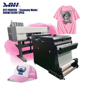 Impresora DTF Económica XBH de 60 cm, 2 Cabezales 13200 XP600 para Impresión de Camisetas con Horno y Agitador de Polvo - Product Image 6