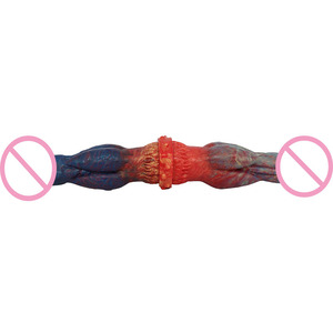 <span class=keywords><strong>Consoladores</strong></span> de silicona <span class=keywords><strong>caseros</strong></span> para adultos, pene doble de glande, dispositivo de masturbación lésbica para mujeres - Product Image 3