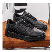 Zapatillas Deportivas Retro de Malla con Cordones para Hombre, Modelo Jedi Negro 2025, con Plataforma Gruesa, Impermeables, Transpirables, Acolchadas y Ligeras