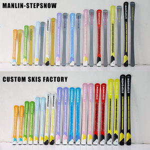 Skis tout-terrain personnalisés OEM avec graphiques, vente en gros de skis alpins pour adultes avec bottes et fixations, noyau en bois, ensemble de <span class=keywords><strong>ski</strong></span> de descente pour débutants - Product Image 3