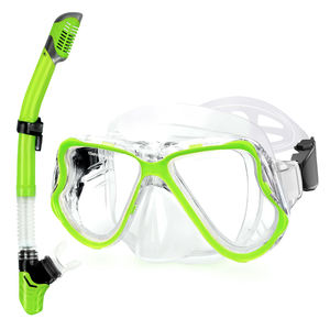 หน้ากากดำน้ำ XIALE แบบกระจกสองชั้น ทนทาน พร้อมชุดสน็อกเกิล ป้องกันฝ้า สำหรับการผจญภัยดำน้ำ - Product Image 1