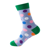 Chaussettes d'hiver pour hommes, nouvelle mode 2025, décontractées, respirantes, à logo haut sur le devant, en spandex/polyester/coton, SURE, mignonnes, amusantes, dessin animé