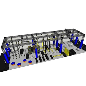 OK Spielplatz beliebte Aluminium rahmen Ninja Warrior Spiele - Product Image 1