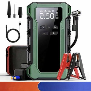 Démarreur <span class=keywords><strong>de</strong></span> voiture 1800A Peak 39800mAh 12V avec compresseur d'air 150PSI et jauge numérique pour SUV et camion - Product Image 1