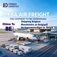 Agente de Carga FBA, Entrega Puerta a Puerta, Bélgica, Ostend, Bruges, Aeropuerto Internacional, DDP, Corte de Envíos Fin de Semana Disponible, LCL + Express