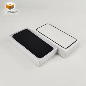 White Simple Design Luxury Customized Rectangular Rigid Paper Packaging Box Cover Cardboard Boxes For Iphone