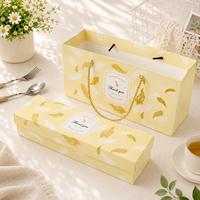 Prix d'usine – Diviseurs de luxe portables en papier sulfurisé rigide personnalisés, à fentes, pour emballage cadeau de pâtisseries et gâteaux de lune