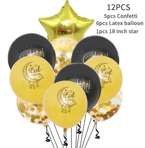 Eid <span class=keywords><strong>Mubarak</strong></span> Ballons Set Décor Ballon Ramadan <span class=keywords><strong>Mubarak</strong></span> Décoration Eid Al Adha Autocollants Aide Moubarak Ballon Décoration - Product Image 2