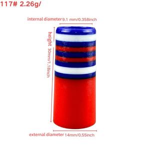 Manchons en caoutchouc adaptés aux wedges de golf (sable/creusage) # Manchon en caoutchouc rouge coloré 117 9,1 mm*30 mm*14 mm. - Product Image 3