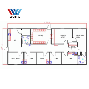 Modular de paquete plano prefabricadas de movile hospital camión casas 20ft 40ft clínica móvil contenedor - Product Image 5