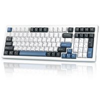 OEM ODM Wireless Mechanical Keyboard BT5024GHzUSB MultiColor LED with 18 Modes HotSwappable Custom Keyboard Red Creamy Switches