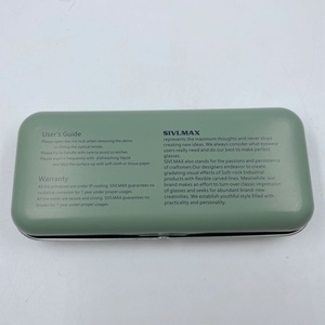 Caja de Almacenamiento Rectangular Personalizada de Hojalata para Gafas, Estuche Metálico para Empaque de Gafas de Sol/Vista - Product Image 4
