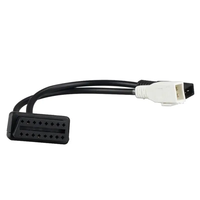 2x2 VGA Series Dual 2pin a 16pin OBD II OBD2 Cable adaptador de diagnóstico reemplazo para Audi Volkswagen